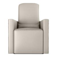 Poltrona De Balanço 66cm Com Puff Multimóveis Cr45268 Bege Claro - 3