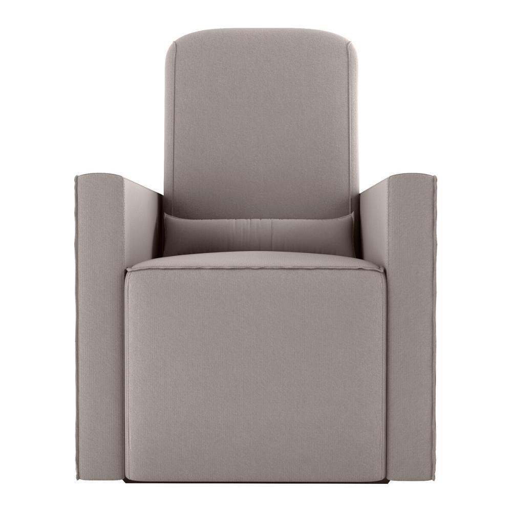 Poltrona De Balanço 66cm Com Puff Multimóveis Cr45268 Bege - 3