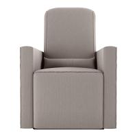 Poltrona De Balanço 66cm Com Puff Multimóveis Cr45268 Bege - 3