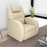 Poltrona Retrátil e Reclinável 80cm Com Material Sintético Multimóveis Cr45266 Bege - 7
