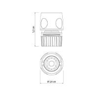 Engate Rápido Com Aquastop Tramontina Em Plástico Para Mangueira 1/2 Polegada - Pote Com 40 Un - 2