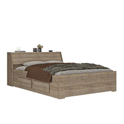 Cama Baú Queen Size Com 4 Gavetas Ilan 1251 Castanho
