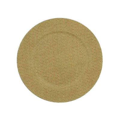 Sousplat De Plástico Mescla Bege Wolff 33cm