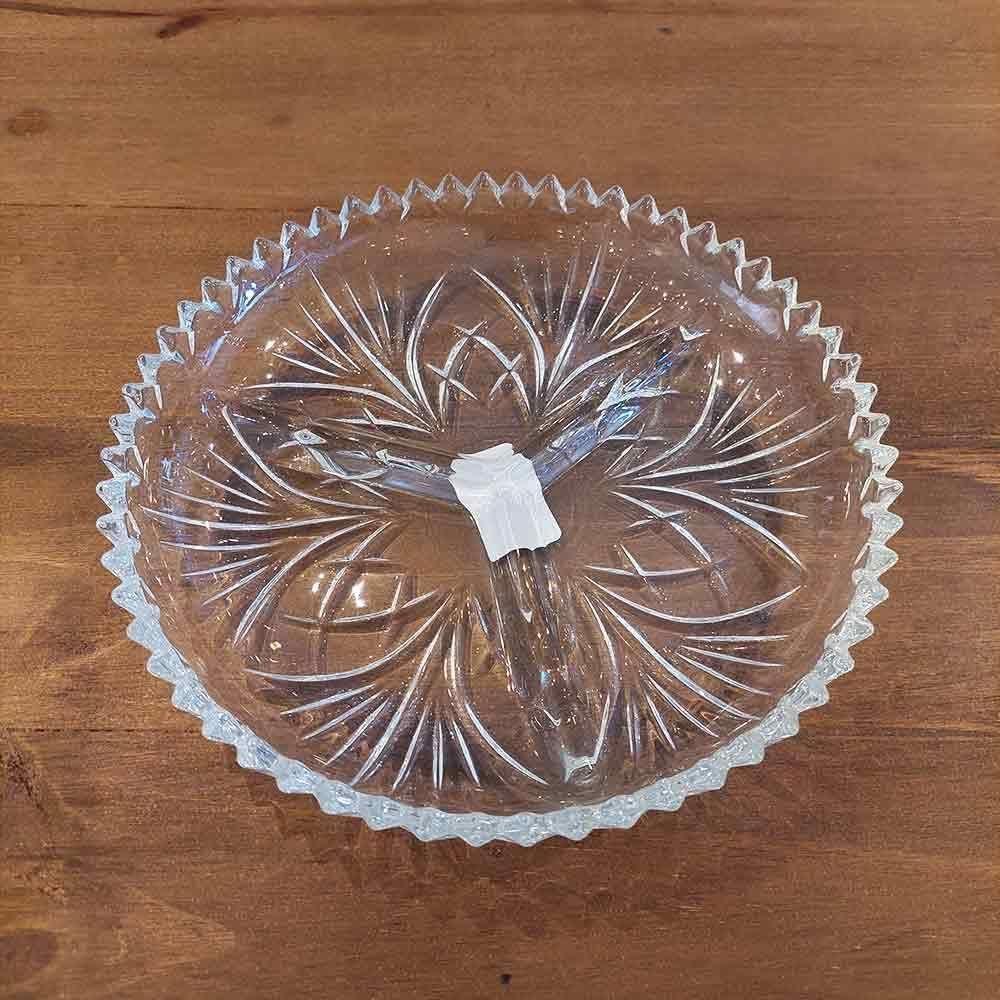 Petisqueira 3 Divisórias De Cristal Alberta 22×3,5cm Lyor - 3
