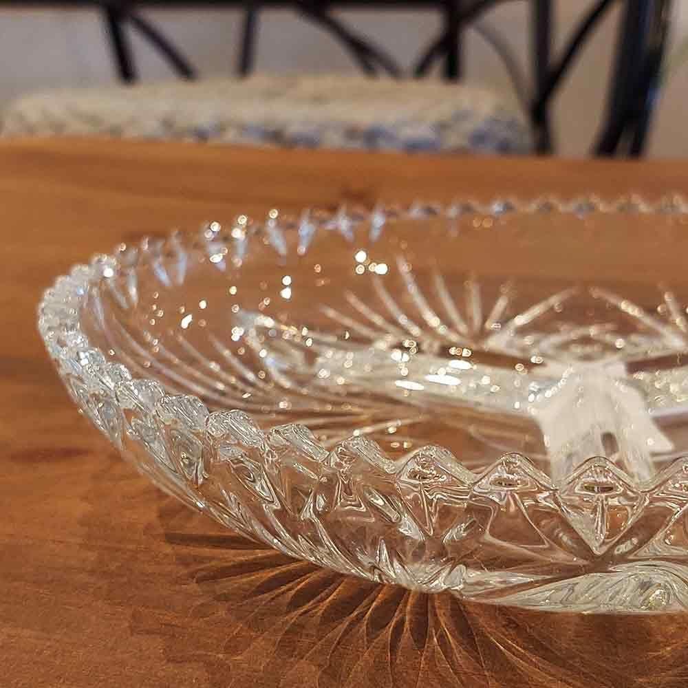 Petisqueira 3 Divisórias De Cristal Alberta 22×3,5cm Lyor - 4