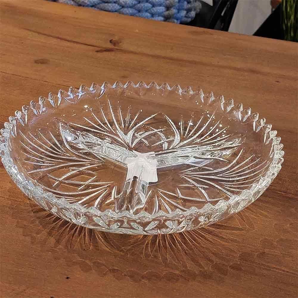 Petisqueira 3 Divisórias De Cristal Alberta 22×3,5cm Lyor - 6