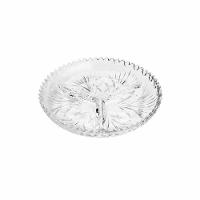 Petisqueira 3 Divisórias De Cristal Alberta 22×3,5cm Lyor - 1