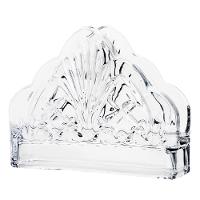 Porta Guardanapos De Cristal Dublin Transparente 13cm Lyor - 1