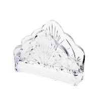 Porta Guardanapos De Cristal Dublin Transparente 13cm Lyor