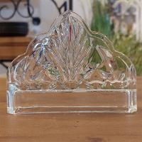 Porta Guardanapos De Cristal Dublin Transparente 13cm Lyor - 8