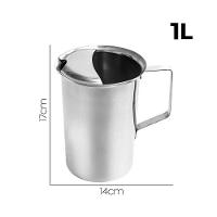 Jarra De Inox Com Aparador De Gelo Suco água Leite 1l Em Casa Tem - 6