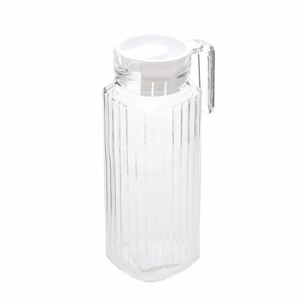 Jarra Porta De Geladeira De Vidro Com Tampa Lyor 1lt - 1