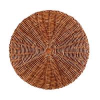 Lugar Americano De Plástico Rattan Marrom Lyor 38cm - 1