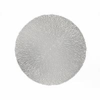 Lugar Americano Plástico Columbus Prateado Lyor 38cm 1un - 1