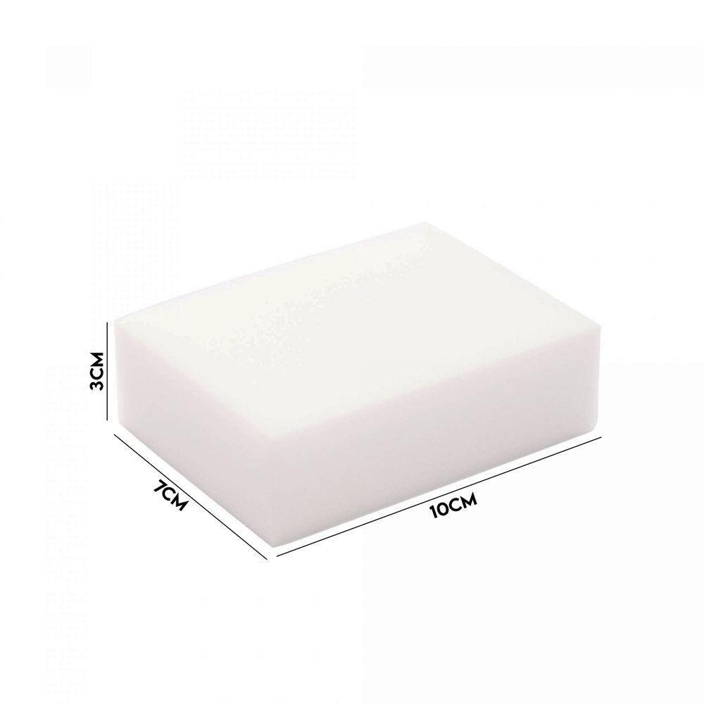Kit 6 Esponja Mágica Melamina Bucha Limpeza Tira Mancha Limpa Tudo Multiuso Lyor - 3