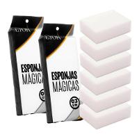 Kit 6 Esponja Mágica Melamina Bucha Limpeza Tira Mancha Limpa Tudo Multiuso Lyor - 2