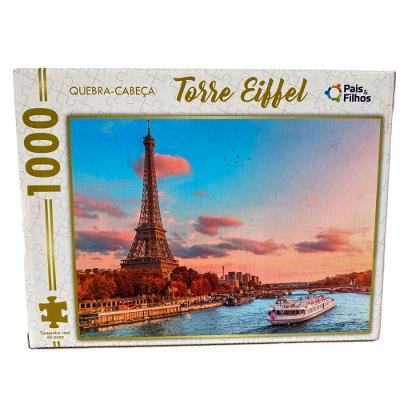 Puzzle Torre Eiffel - 1000 Peças - Pais E Filhos