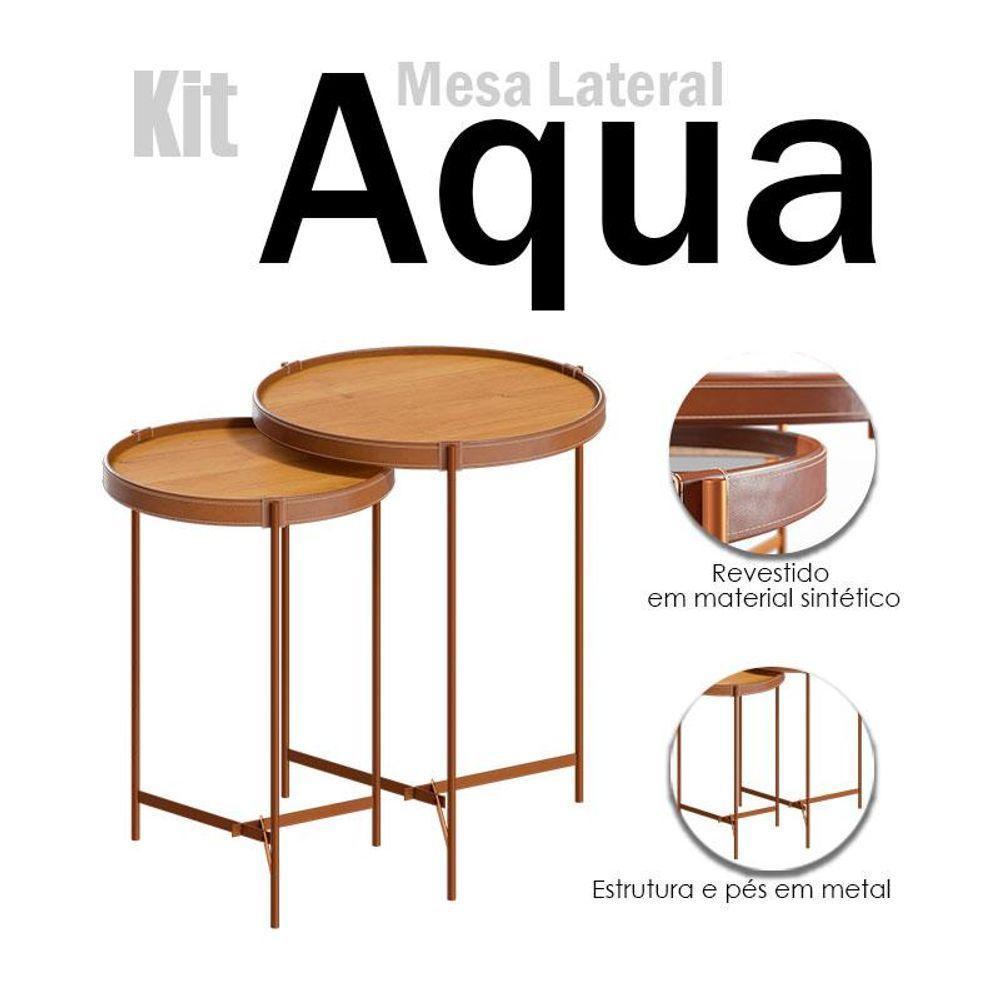 Kit Mesa Lateral Aqua Nature Cobre - Imcal - 2