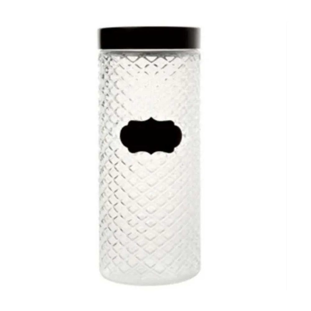 Kit 2 Pote Com Tampa Porta Mantimento Label Bon Gourmet M-g - 1