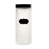 Kit 2 Pote Com Tampa Porta Mantimento Label Bon Gourmet M-g - 1