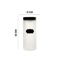 Kit 2 Pote Com Tampa Porta Mantimento Label Bon Gourmet M-g - 3