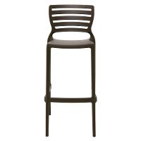 Cadeira Tramontina Sofia Alta Bar Marrom Banqueta - 7