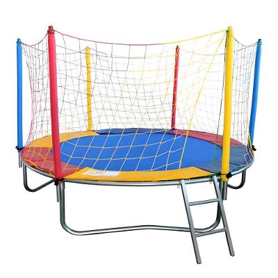 Trampolim Cama Elástica Pula Pula 2,30M 90 kg Rede de Proteção Multicolorida Playground