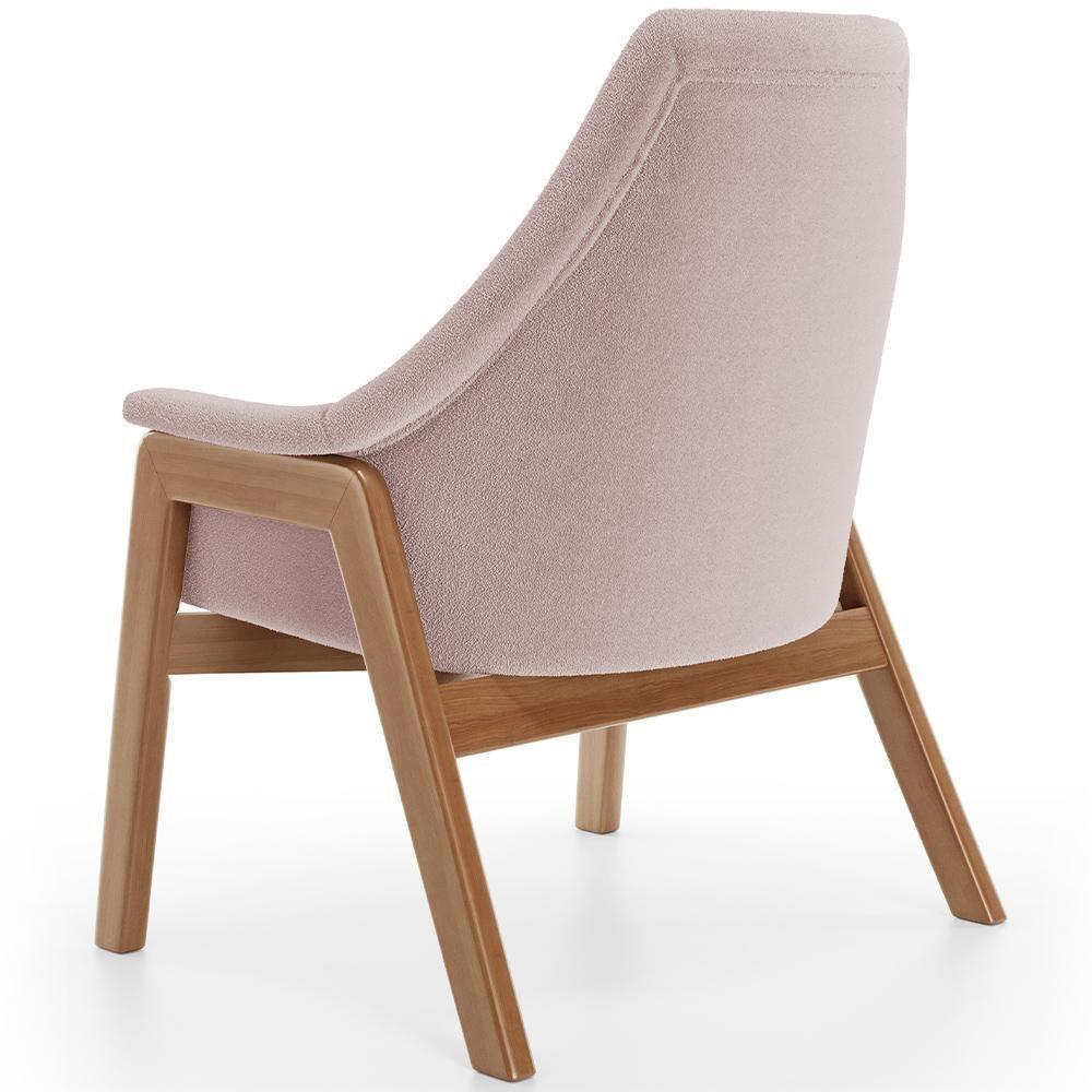Kit 02 Poltronas Decorativa Sakura L02 Bouclê Rosê - 4