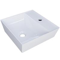 Cuba De Apoio Angular Quadrada Lavabo Volcano C01 Aq33w Branco - Lyam - 1
