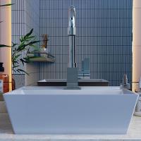 Kit 02 Cubas De Apoio Angular Quadrada Lavabo Volcano C01 Aq33w Branco - Lyam - 3