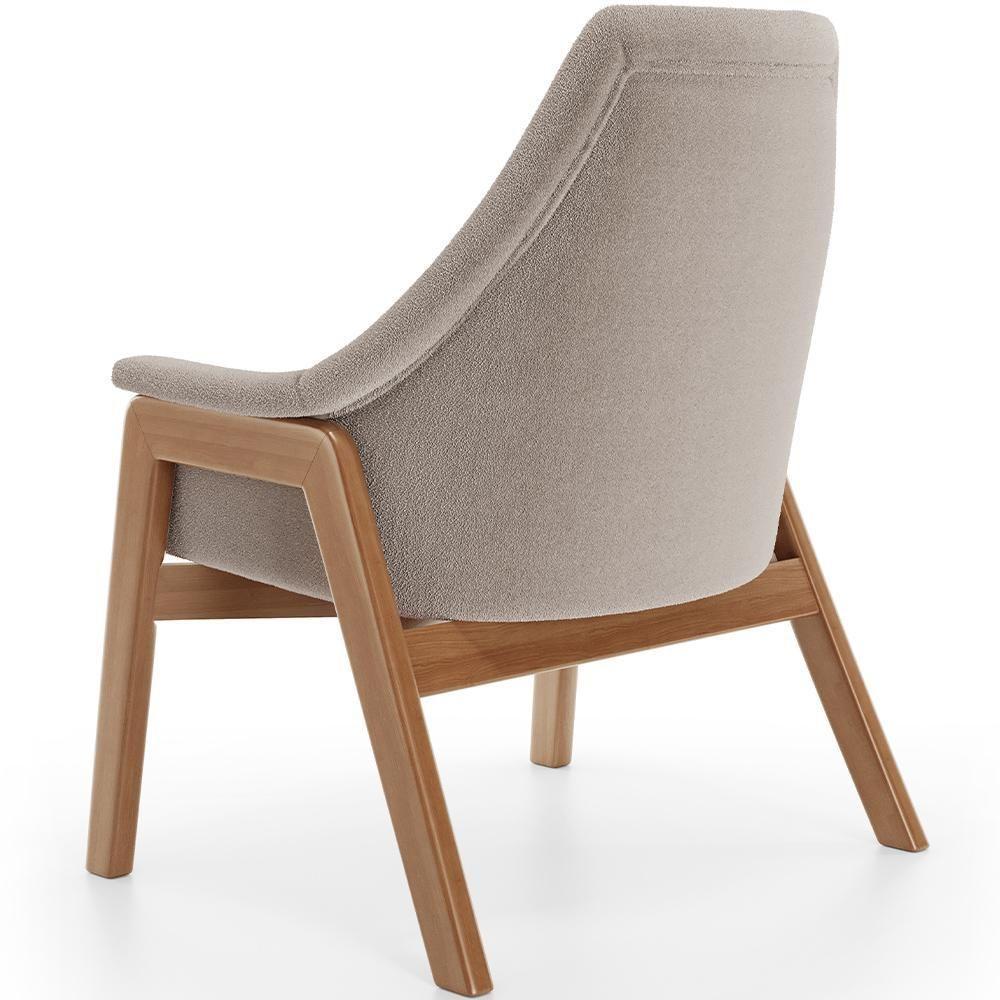 Poltrona Decorativa Sakura L02 Bouclê Creme - 5