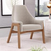 Poltrona Decorativa Sakura L02 Bouclê Creme - 3