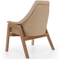 Kit 02 Poltronas Decorativa Sakura L02 Linho Bege Escuro