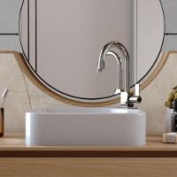 Cuba De Apoio Retangular Lavabo Cross C01 Ro36w Cinza - Lyam