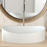 Kit 02 Cubas De Apoio Canoa Lavabo C01 Bc47w Cinza Matte Fosca - Lyam - 2