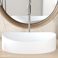 Cuba De Apoio Canoa Lavabo C01 Bc47w Branco Matte Fosca - Lyam - 3