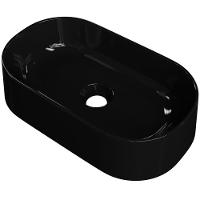 Kit 02 Cubas De Apoio Oval Lavabo Laila C01 O42w Preto - Lyam - 5