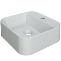 Cuba De Apoio Quadrada Lavabo C01 Qa31w Cinza Matte Fosca - Lyam - 1