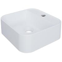 Kit 02 Cubas De Apoio Quadrada Lavabo C01 Qa31w Branco Matte Fosca - Lyam - 5