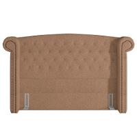 Cabeceira Cama Box Casal 140cm Sofia Bouclê Bege - 2