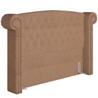 Cabeceira Cama Box Casal 140cm Sofia Bouclê Bege - 3