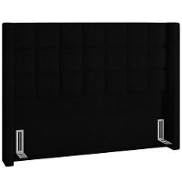 Cabeceira Cama Box Casal 160cm Paris Bouclê Preto - 1