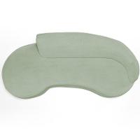 Sofá 4 Lugares Curvo Living Firenze Direito D02 Linho Verde 260cm D-477 - Lyam - 3