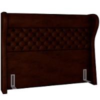 Cabeceira Cama Box King 195cm P05 Madrid Couríssimo Marrom - 1