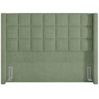 Kit Cabeceira Cama Box Paris 195cm Com Puff Recamier Itália P05 Bouclê Oliva - 6