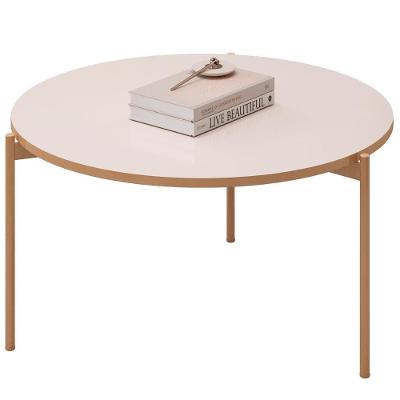Mesa De Centro Decorativa Industrial Ellie D05 Off White