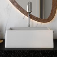 Cuba De Apoio Retangular Lavabo C01 Rt30w Cinza - Lyam - 2