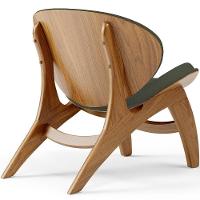 Poltrona Decorativa Orgânica Sala Living Kadosh L02 Linho Verde Musgo