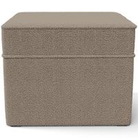 Poltrona De Amamentação Com Balanço E Puff Mavie L02 Bouclê Bege - 6