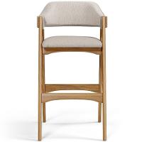 Kit 02 Banquetas Altas Suran L02 Linho Cru - 5